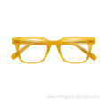 New Glasses Gentleman Stylish Specs Acetate Frames Optical Eyeglasses